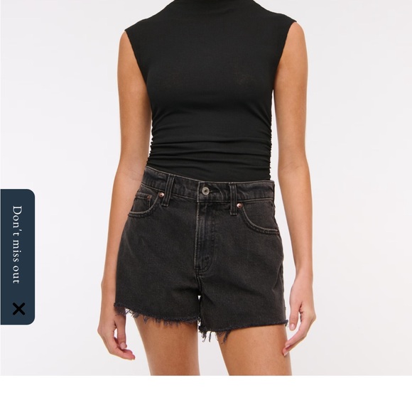 Abercrombie & Fitch Pants - Women's The 90’s Relaxed Cutoff Shorts High Rise